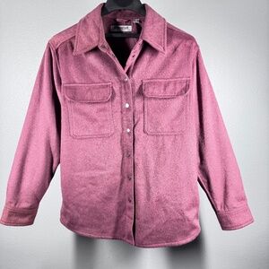 XL Heavyweight Ridgecut Shirt Jacket w/Button Front and Chest Pockets - Women's